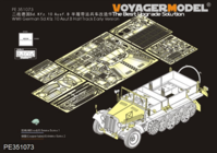 WWII German Sd.Kfz.10 Asuf.B Half Track Early Version - Image 1