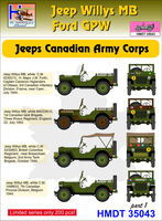 Willys Jeep MB/Ford GPW: Canadian Army Corps