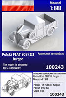 Polski Fiat 508/II Furgon - Polish Army Car - Image 1