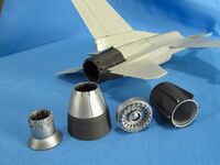 Lockheed-Martin F-16 C - cloesd jet nozzle for engine F110 (designed to be used with Tamiya kits) - Image 1