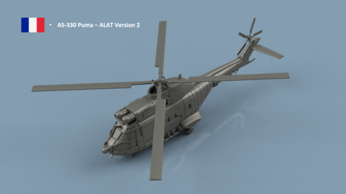 AS-330 Puma - ALAT Version 2 - 3D printing (2 helicopters) - Image 1