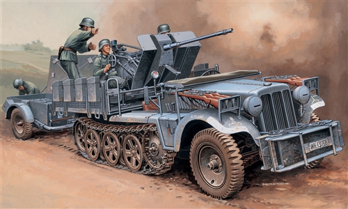 Sd. Kfz. 10/4 with FLAK 30 - Image 1