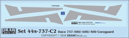 Boeing 737-300/400/500 - Coroguard, two complete sets (for Daco kits) - Image 1