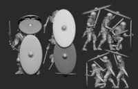 Roman shield wall Auxiliary Infantry sword