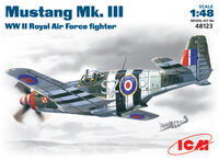 Mustang Mk. III WWII RAF  fighter - Image 1