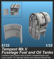 Tempest Mk.V Fuselage Fuel & Oil Tanks  (SPECIAL HOBBY/REVELL) - Image 1