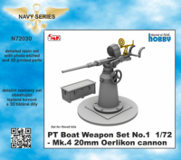 PT Boat Weapon Set No.1 - Mk.4 20mm Oerlikon cannon